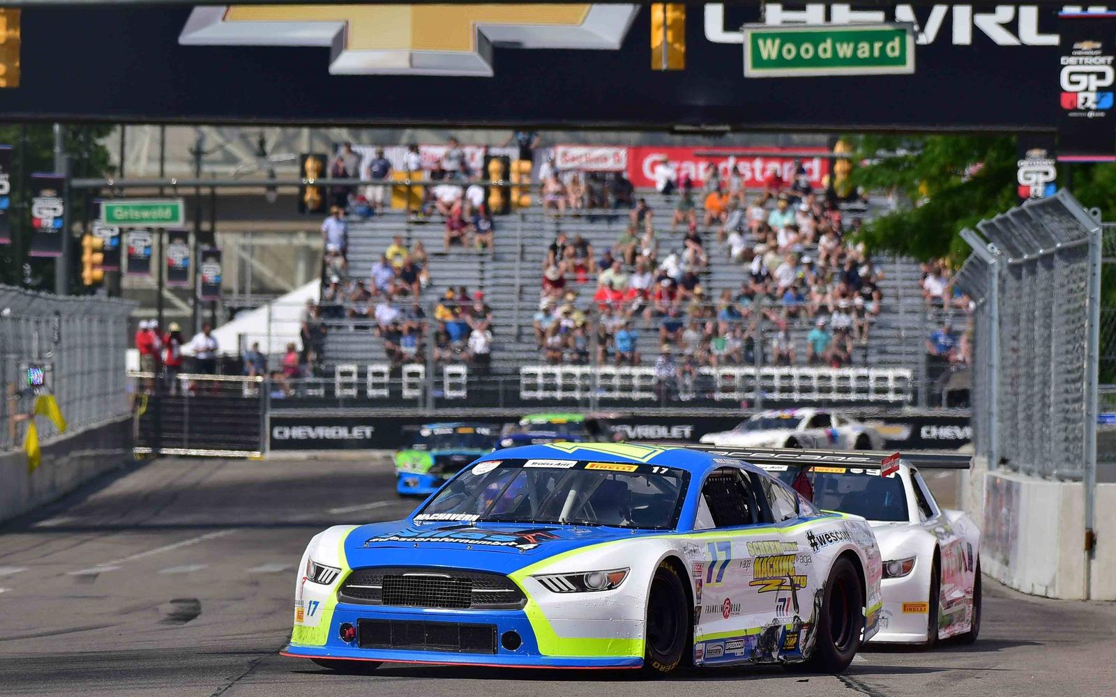 Up and Down Day for TeamSLR in Detroit Race No. 1